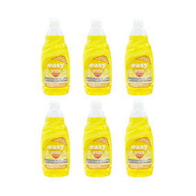Easy Washing Up Liquid Lemon 500ml - Pack of 6