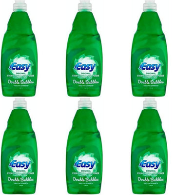 Easy Washing Up Liquid Original, 500 ml (Pack of 6)