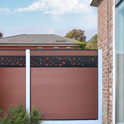 EasyComposite 2 x Composite Screen Wall Trellis Decorative Lattice ...