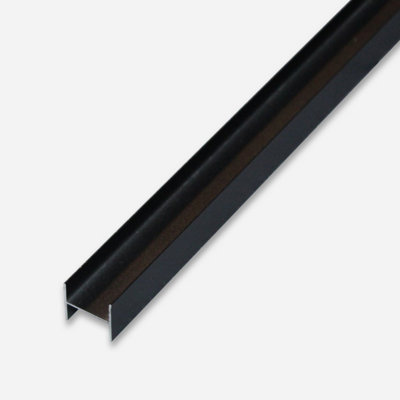 EasyComposite 2ft Composite Fence Panel & Aluminium Post Sunken in ...