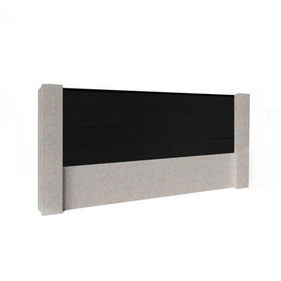 easycomposite-2ft-composite-fence-panel-into-existing-concrete-posts