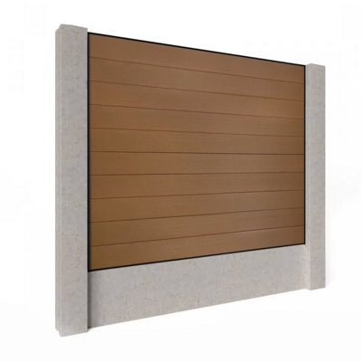 easycomposite-5ft-composite-fence-panel-into-existing-concrete-posts