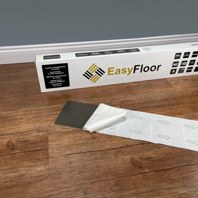 EasyFloor PVC Self-adhesive Floor Planks B2000000 Dark Brown Woodgrain Pattern 5sqm