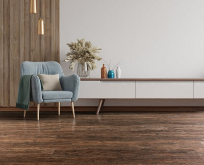 EasyFloor PVC Self-adhesive Floor Planks B2000000 Dark Brown Woodgrain Pattern 5sqm