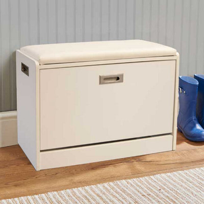 Deluxe shoe ottoman bench discount