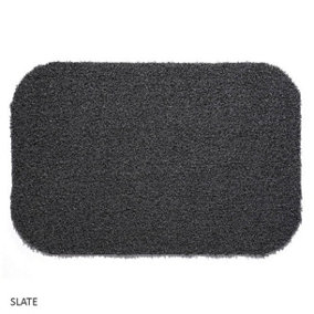 EASYLIFE Dirt Trapper Door Mat 100 x 80 cm, Anti-slip Entryway Rug, Super Absorbent Washable mat for Muddy Wet Shoes and Paws 