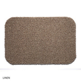 EASYLIFE Dirt Trapper Door Mat 100 x 80 cm, Anti-slip Entryway Rug, Super Absorbent Washable mat for Muddy Wet Shoes and Paws