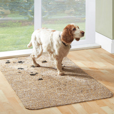 EASYLIFE Dirt Trapper Door Mat 100 x 80 cm, Anti-slip Entryway Rug ...