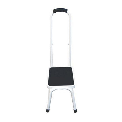 Easylife Safety Step Stool with Handrail - 28 cm Non-Slip Step, 89 cm ...