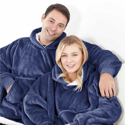 Easylife Snuggle Hoodie Navy Fleece lined hood
