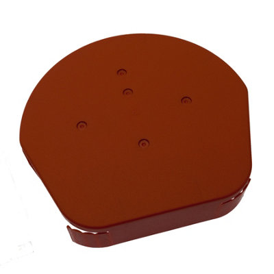 EasyVerge U Dry Verge Apex - Domed Half Round, Terracotta