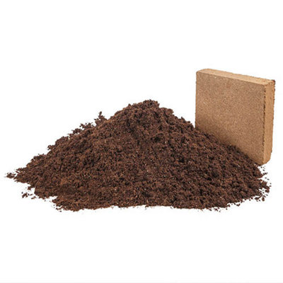 Eazy Grow - 10 x 40L Peat Free Coco Compost Compressed Block Boxed - Creates 400L of Compost Simply Add Water - 4