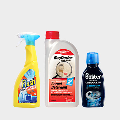 Shop cleaning products.