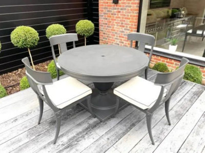 Ebony Garden 4 Seater Dining Set