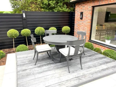 Ebony Garden 4 Seater Dining Set