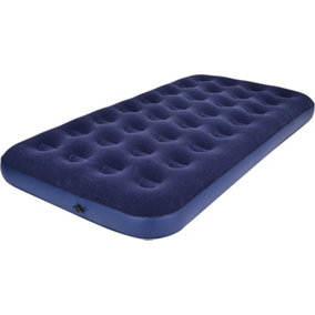 ECASA Deluxe Inflatable Mattress Single Blow up Air Bed with soft-touch flocked material