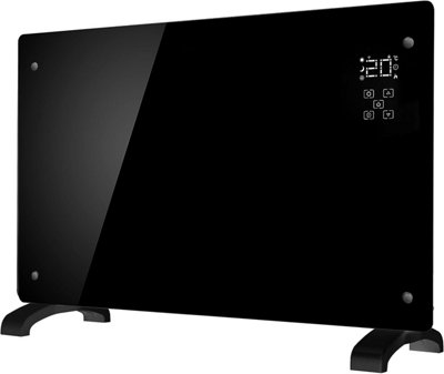 Ecasa Glass Panel Portable Heater WiFi Smart Digitally Controlled Works with Amazon Alexa Free Wall Brackets Low Energy Price Comparisons | Compare The Build