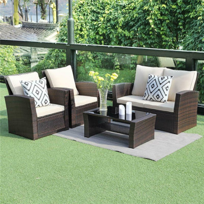 B and q discount garden sofa set