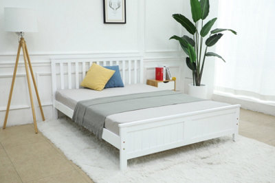 White deals plain headboard