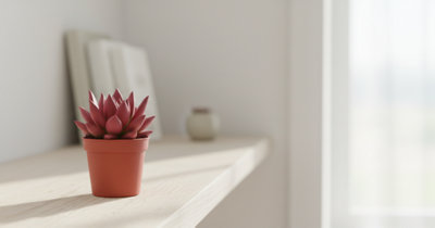 Echev Miranda Rainbow Bordeaux Red Pot size 5.5 Cm Height 8 Indoor ...