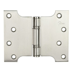 Eclipse 4 Inch (102 x 76mm) Stainless Steel Parliament Hinge - Satin Stainless Steel (Sold in Pairs)