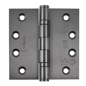 Eclipse 4 inch (102mm x 102mm) Ball Bearing Hinge Grade 13 Square Ends - Dark Bronze (Sold in Pairs)