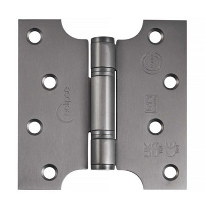 Eclipse 4 inch (102mm x 51mm) Parliament Hinge Grade 13 - Matt Antique Brass (Sold in Pairs)