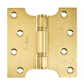 Eclipse 4 inch (102mm x 51mm) Parliament Hinge Grade 13 - Satin Brass (Sold in Pairs)