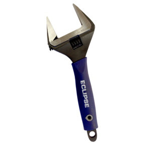 Eclipse Professional Tools ADJW12WJ 12" Adjustable Wrench - Extra Wide Jaws