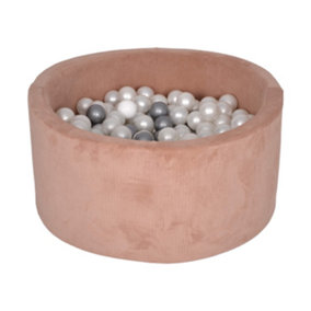 Eco Ball Pit Playset w/ 200 6cm Balls - Navy Pink