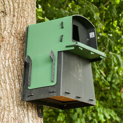 Eco Barn Owl Nest Box Made from Recycled Materials - 4