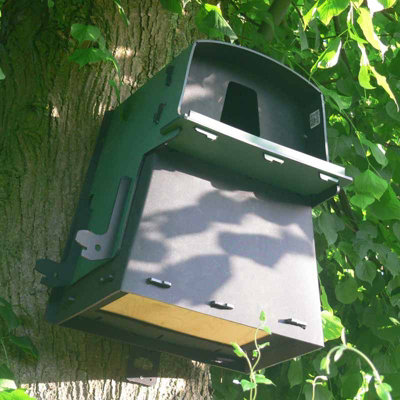 Eco Barn Owl Nest Box Made from Recycled Materials - 6