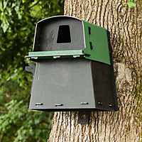 Eco Barn Owl Nest Box - Polyethylene/Plastic - L65 x W66 x H67 cm