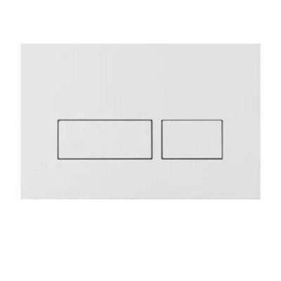 Eco Dual Flush Button Premium White for Wall Hung Toilets