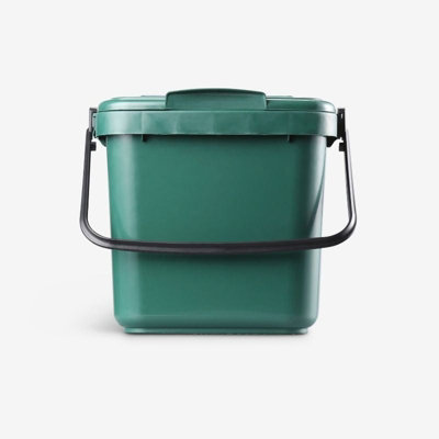 Eco-Friendly 7 Litre Green Kitchen Caddy for Food Waste Collection