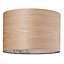 Eco Friendly Bamboo Wood Effect Lamp Shade with Inner Lining of Birds and Trees