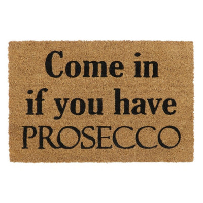 Eco-Friendly Latex Backed Coir Door Mat, Prosecco