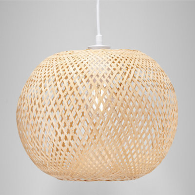 Bamboo lamp deals shade b&q