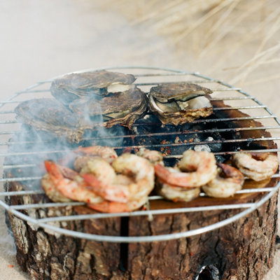 Eco Grill FSC Wooden Charcoal BBQ Medium - 3