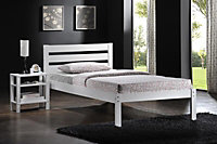 Eco Single 3ft Bed Frame White Bed in a Box