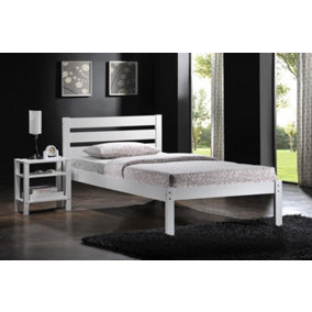 Eco Single 3ft Bed Frame White Bed in a Box