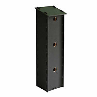 Eco Sparrow Tower - Recycled LDPE Plastic/Wood - L17 x W17 x H65 cm