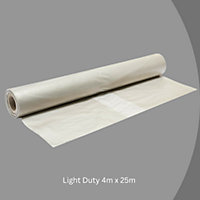 Eco TPS protective sheeting painting and decorating cover sheet 4m x 25m per roll