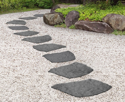 Eco Way Natural B Stepping Stone - Grey (4-Pack)