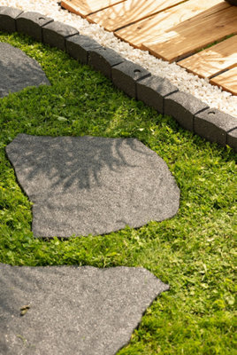 Eco Way Natural B Stepping Stone - Grey (4-Pack) - 3