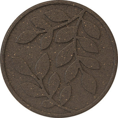 Eco Way Reversible Stepping Stone - Leaves Earth