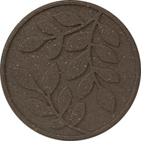 Eco Way Reversible Stepping Stone - Leaves Earth