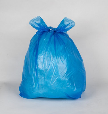 ECO440B Medium Duty Refuse Sack Blue - Bin Bags - Bin Liners - 80L - 200 Bags - 3