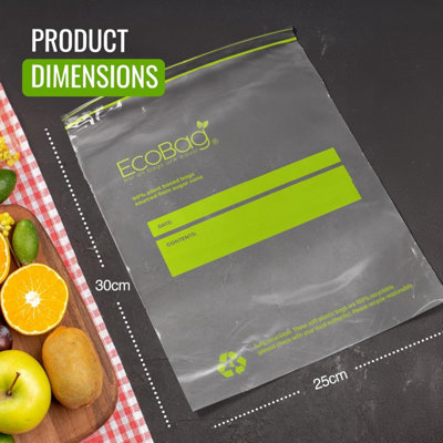 Reusable Ziplock Freezer Sandwich Bags Resealable Zip Lock Lunch Bag - View #9