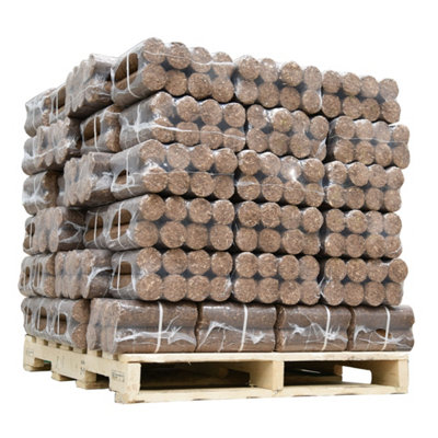 Ecoblaze Aspen Wood Briquettes Pallet Easy to Use and Long Burn Duration |  DIY at Bu0026Q